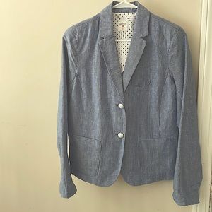 Summer sear sucker blazer lined